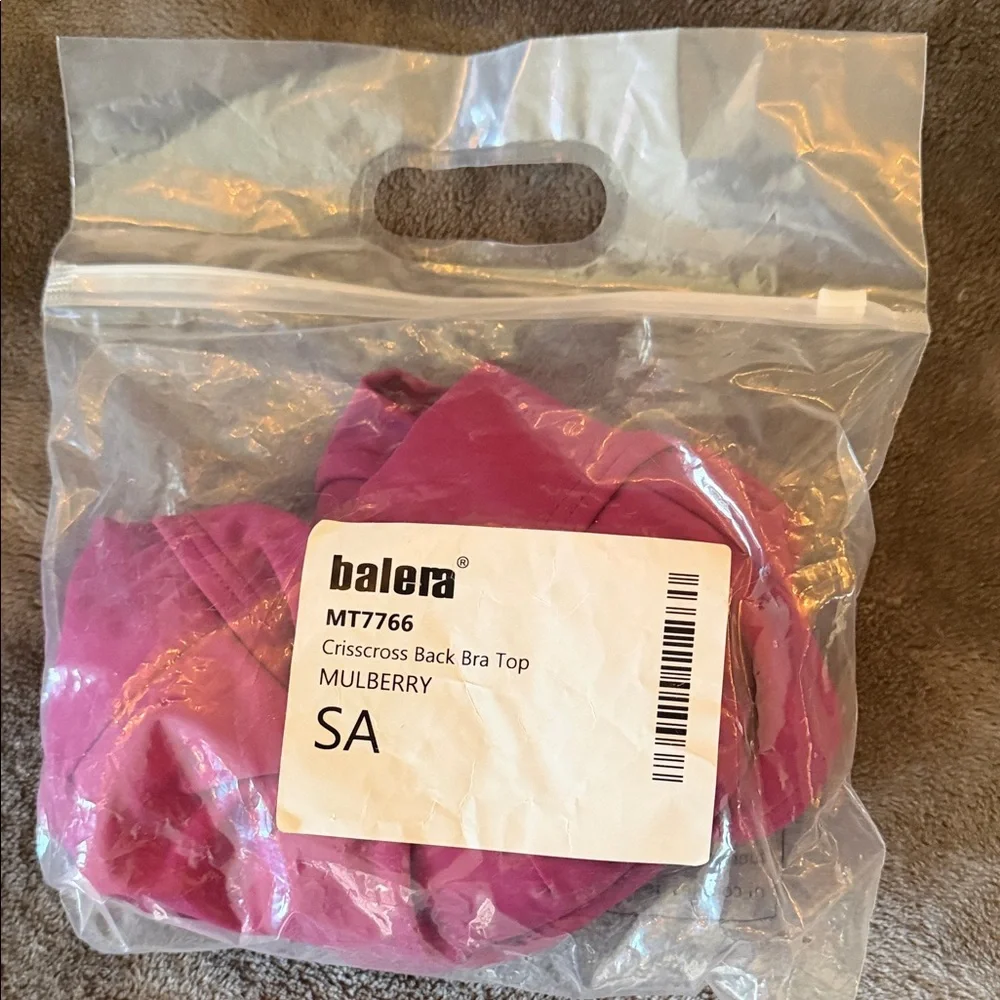Balera Crisscross Bra Top dance - Mulberry SA new - Picture 3 of 3